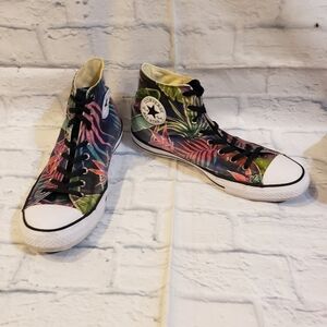 Converse tropical print size men's 12 women's 14